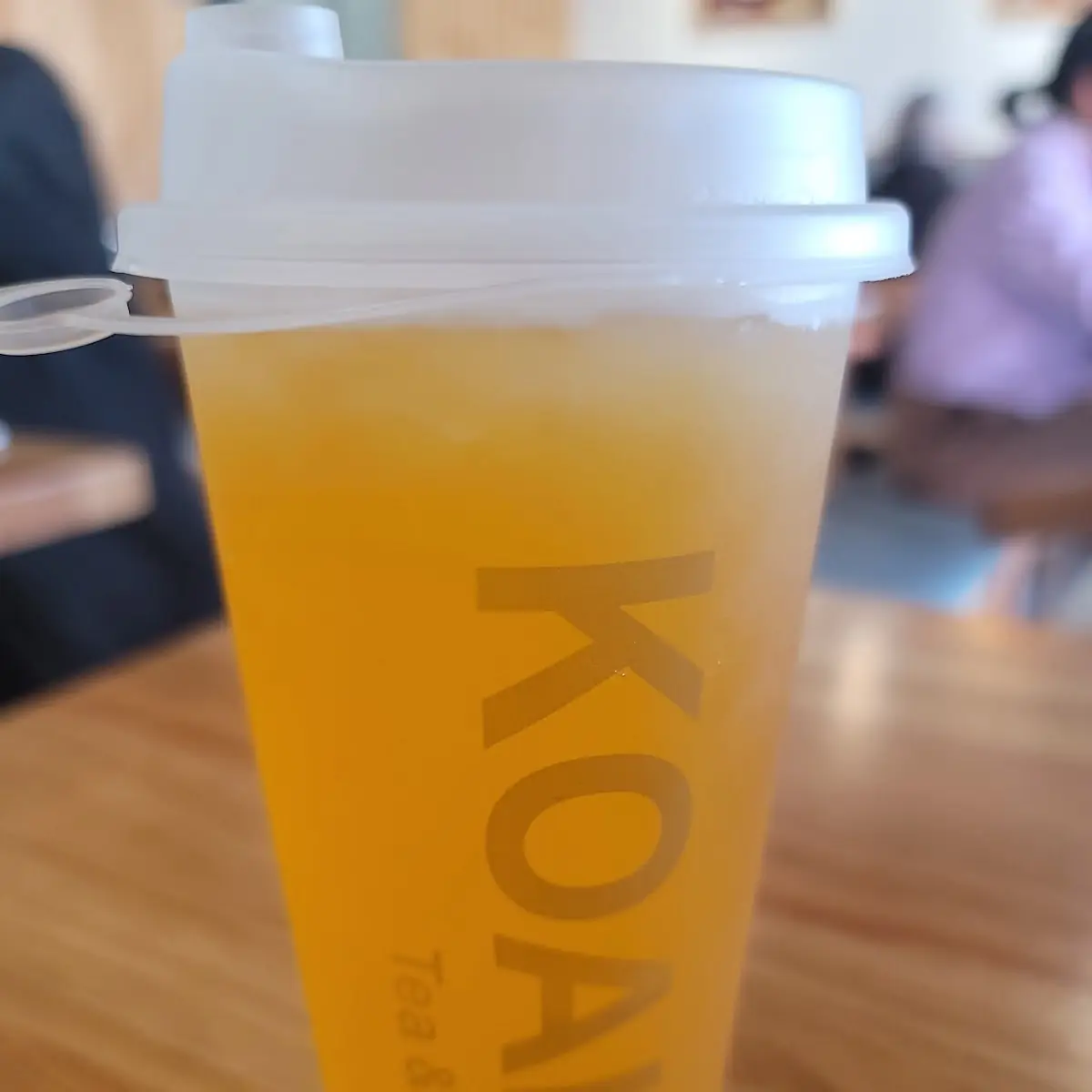 passion fruit lychee green tea 百香果荔枝绿茶